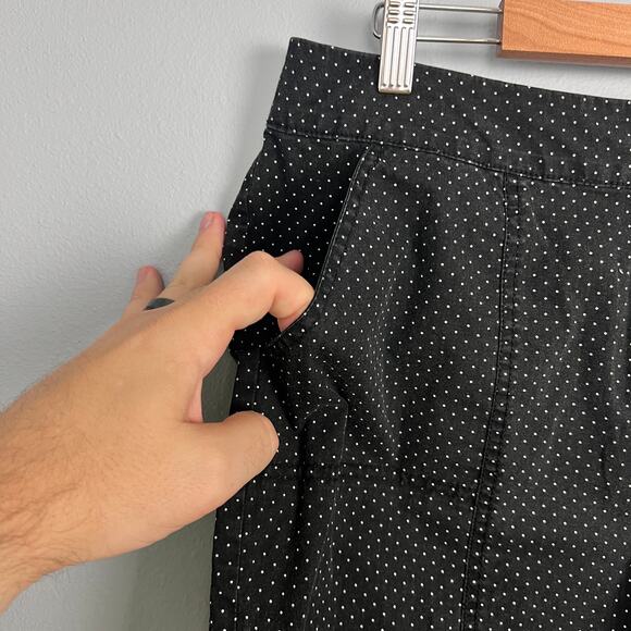 Chico's Women's L Bermuda Shorts‎ Polka Dot Stretch Utility Casual Preppy Summer - Picture 4 of 12